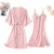 Ladies Night Dress With Matching Robe - minxxshop.com