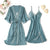 Ladies Night Dress With Matching Robe - minxxshop.com