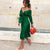 Elegant Fit And Flare Pleated Satin Dress - minxxshop.com