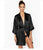 Satin Above the Knee Sexy Robe - minxxshop.com