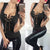 Chain Lace-up Tank Tops V-Neck Female Shirt Blusas - minxxshop.com