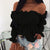 Hirigin Off Shoulder Chiffon Sexy Shirt Tops and Blouses - minxxshop.com