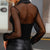 Blouse Mesh robe femme Long Sleeve V Neck Arm - minxxshop.com