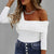 Cross V-Neck Autumn Long Sleeve Blouse - minxxshop.com