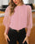 New Knitted Polka Dot Puff Long Sleeve Blouse - minxxshop.com