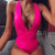 One-Piece Deep V Backless Bikini - minxxshop.com