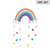 Rainbow Wall Hanging Nursey/Children's Room Decor - minxxshop.com