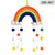 Rainbow Wall Hanging Nursey/Children's Room Decor - minxxshop.com