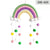 Rainbow Wall Hanging Nursey/Children's Room Decor - minxxshop.com