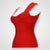 Red Elastic Halter Bandage Top Knitted Rayon Blouse - minxxshop.com