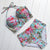 Floral Print High Waist Swimsuit (Two Piece) - minxxshop.com
