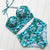 Floral Print High Waist Swimsuit (Two Piece) - minxxshop.com
