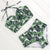 Floral Print High Waist Swimsuit (Two Piece) - minxxshop.com