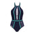 One-Piece Mesh Patchwork Swimsuit - minxxshop.com
