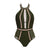 One-Piece Mesh Patchwork Swimsuit - minxxshop.com