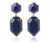 Polygons Crystal Stud Earrings - Amethyst, Agate, Quartz & Onyx - minxxshop.com