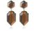 Polygons Crystal Stud Earrings - Amethyst, Agate, Quartz & Onyx - minxxshop.com