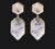 Polygons Crystal Stud Earrings - Amethyst, Agate, Quartz & Onyx - minxxshop.com
